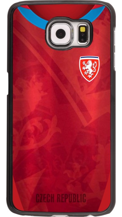 Coque Samsung Galaxy S6 - Maillot de football République Tchèque personnalisable