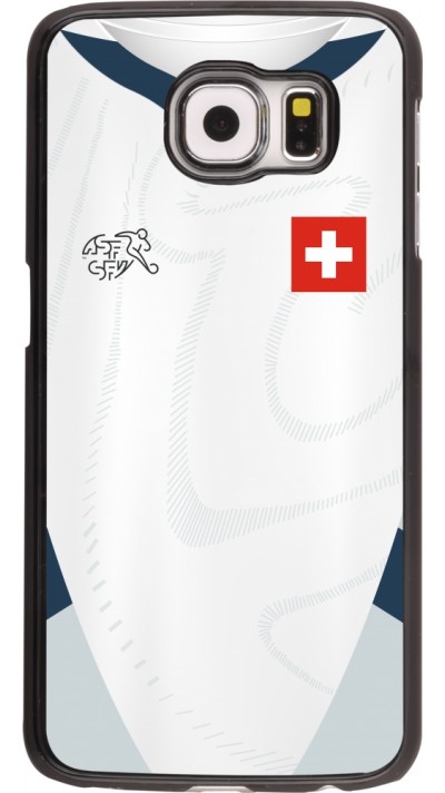 Coque Samsung Galaxy S6 - Maillot de football Suisse Extérieur personnalisable