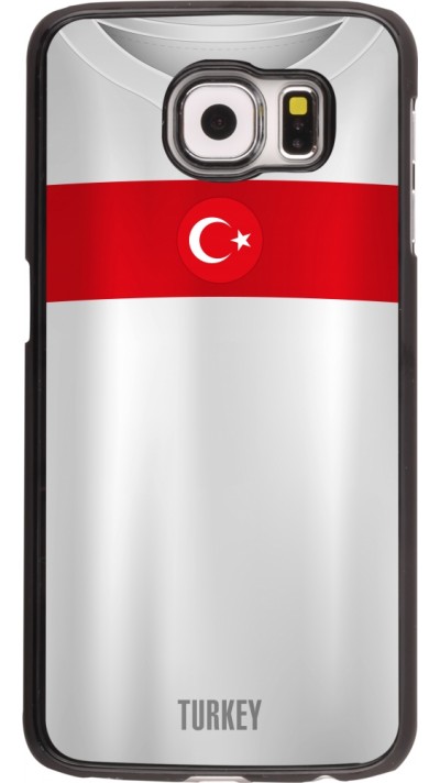 Coque Samsung Galaxy S6 - Maillot de football Turquie personnalisable