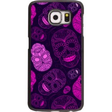 Coque Samsung Galaxy S6 - Halloween 2023 pink skulls