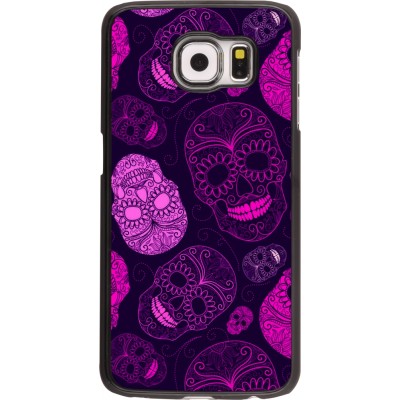 Coque Samsung Galaxy S6 - Halloween 2023 pink skulls