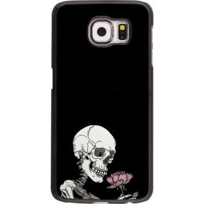 Coque Samsung Galaxy S6 - Halloween 2023 rose and skeleton