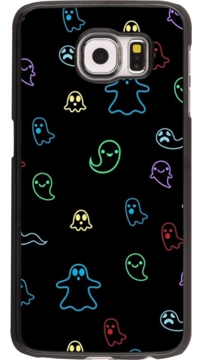 Coque Samsung Galaxy S6 - Halloween 2024 colorful ghosts