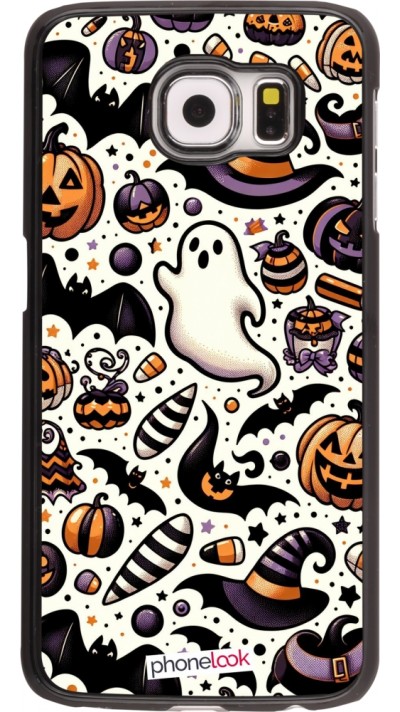 Coque Samsung Galaxy S6 - Halloween 2024 Cute Pattern