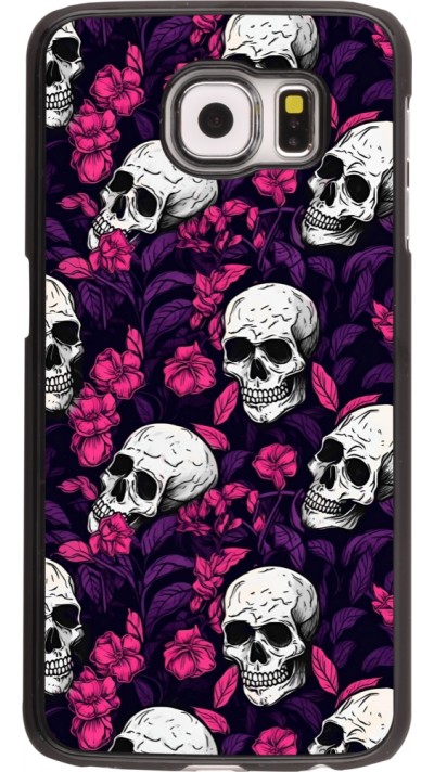 Coque Samsung Galaxy S6 - Halloween 2024 romantic skulls