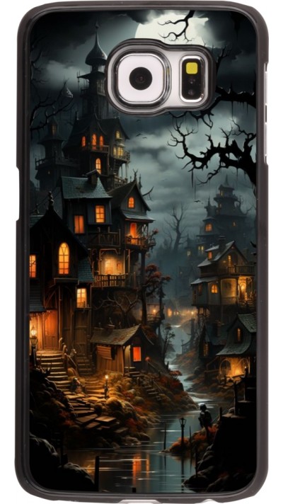 Coque Samsung Galaxy S6 - Halloween 2024 scary town