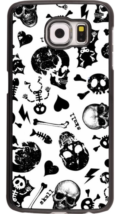 Coque Samsung Galaxy S6 - Halloween 2024 skeleton mix