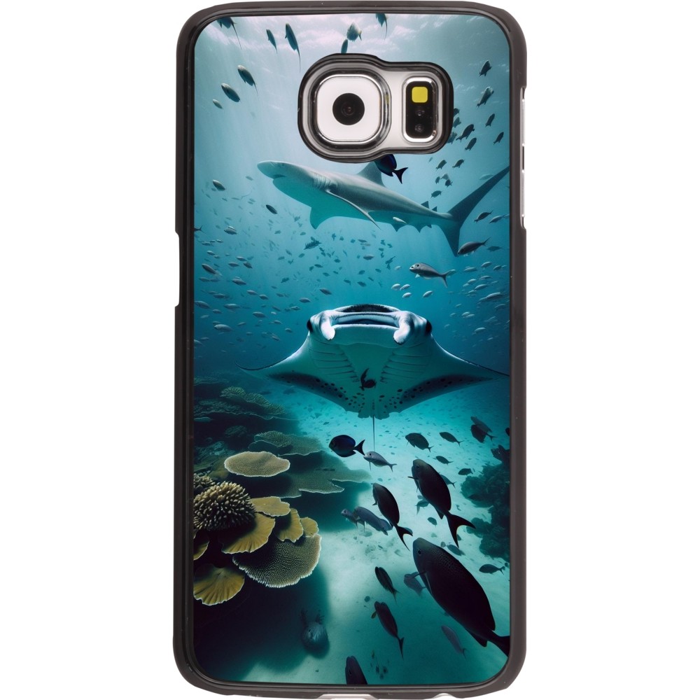 Coque Samsung Galaxy S6 - Manta Lagon Nettoyage