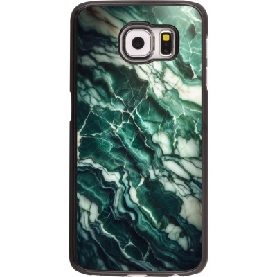 Coque Samsung Galaxy S6 - Marbre vert majestueux