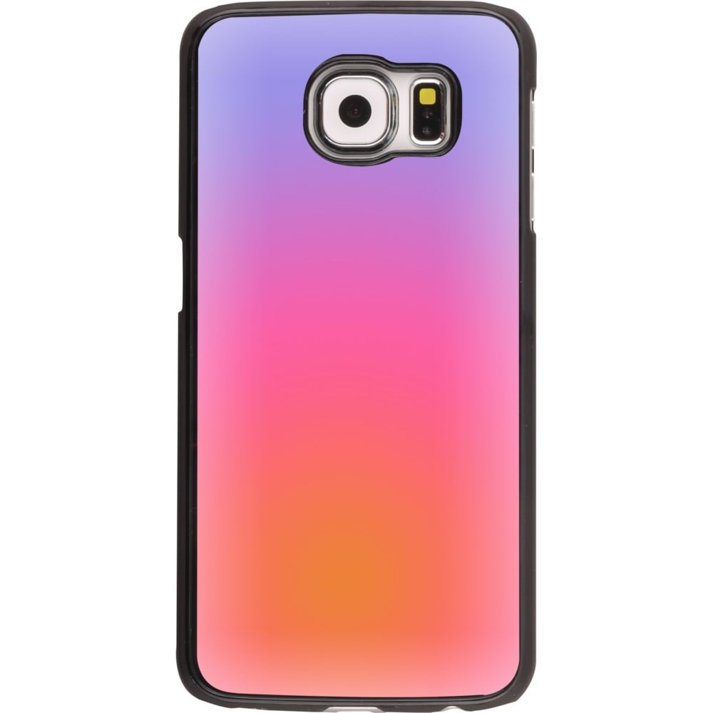 Coque Samsung Galaxy S6 - Orange Pink Blue Gradient