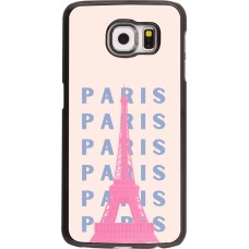 Coque Samsung Galaxy S6 - Paris Pink Print