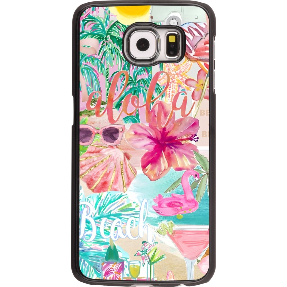 Coque Samsung Galaxy S6 - Preppy Collage Aloha