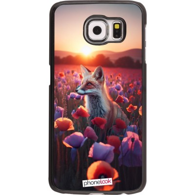 Coque Samsung Galaxy S6 - Renard pourpre au crépuscule