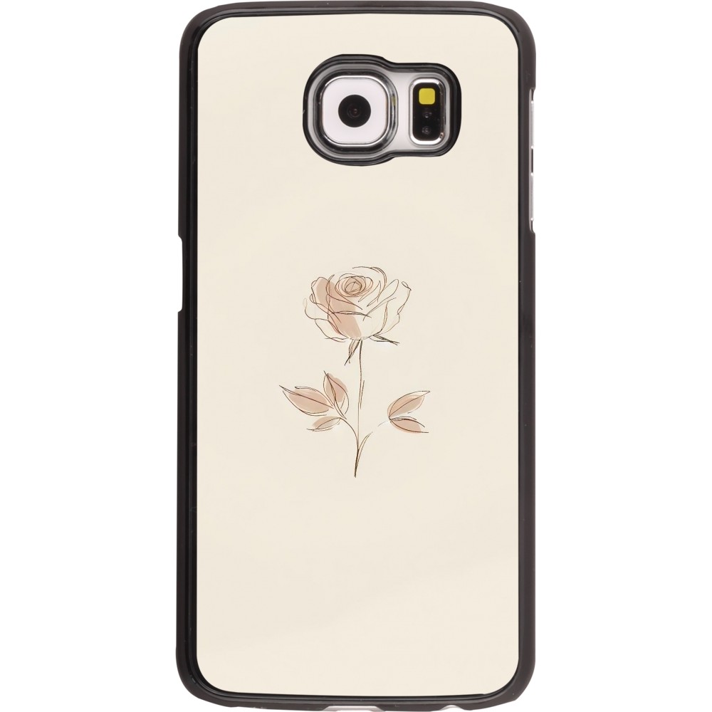 Coque Samsung Galaxy S6 - Sable Rose Minimaliste