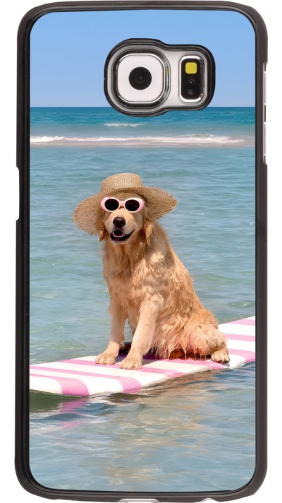 Coque Samsung Galaxy S6 - Summer Dog on Paddle