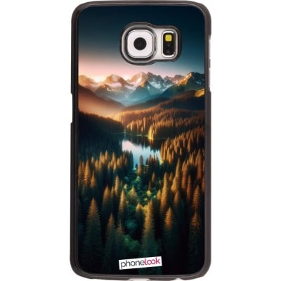 Coque Samsung Galaxy S6 - Sunset Forest Lake