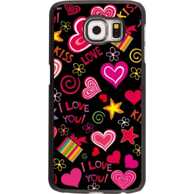 Coque Samsung Galaxy S6 - Valentine 2023 love symbols