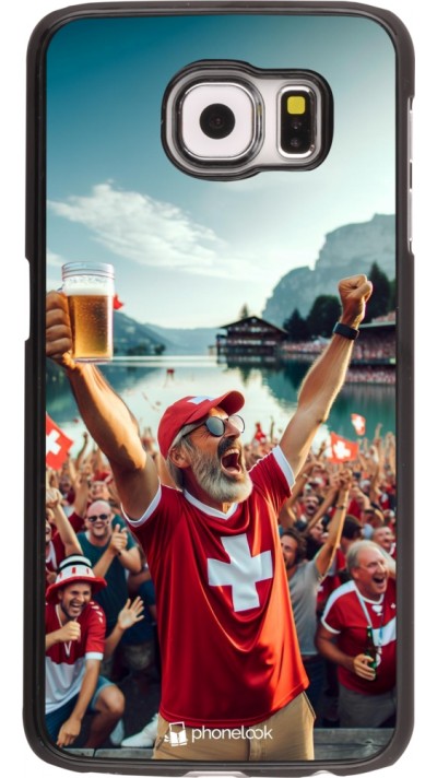 Coque Samsung Galaxy S6 - Victoire suisse fan zone Euro 2024