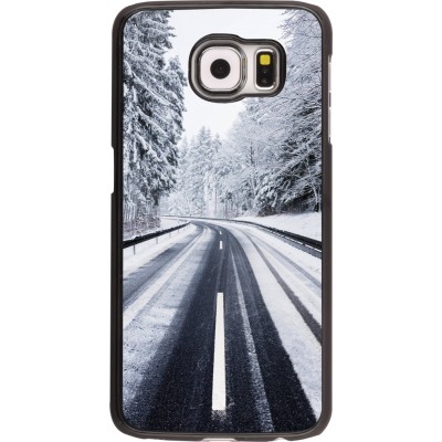 Coque Samsung Galaxy S6 - Winter 22 Snowy Road