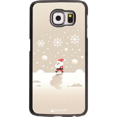 Coque Samsung Galaxy S6 - Noël 2023 Minimalist Santa