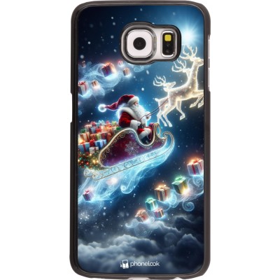 Coque Samsung Galaxy S6 - Noël 2023 Père Noël enchanté