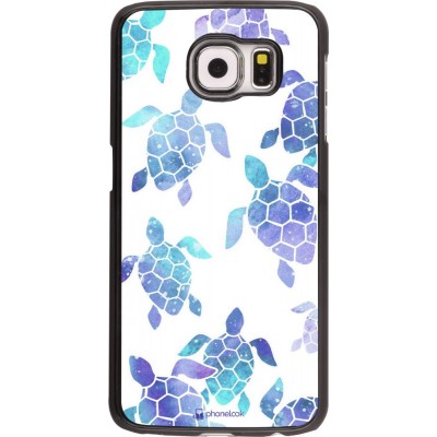 Coque Samsung Galaxy S6 edge - Turtles pattern watercolor