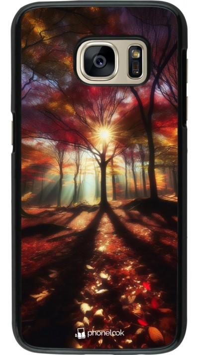 Coque Samsung Galaxy S7 - Automne doré glare