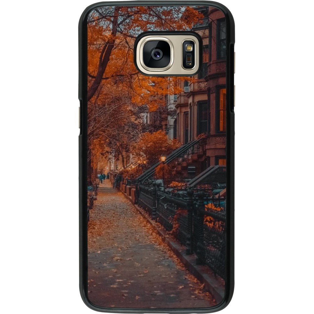 Samsung Galaxy S7 Case Hülle - Autumn 2024 city