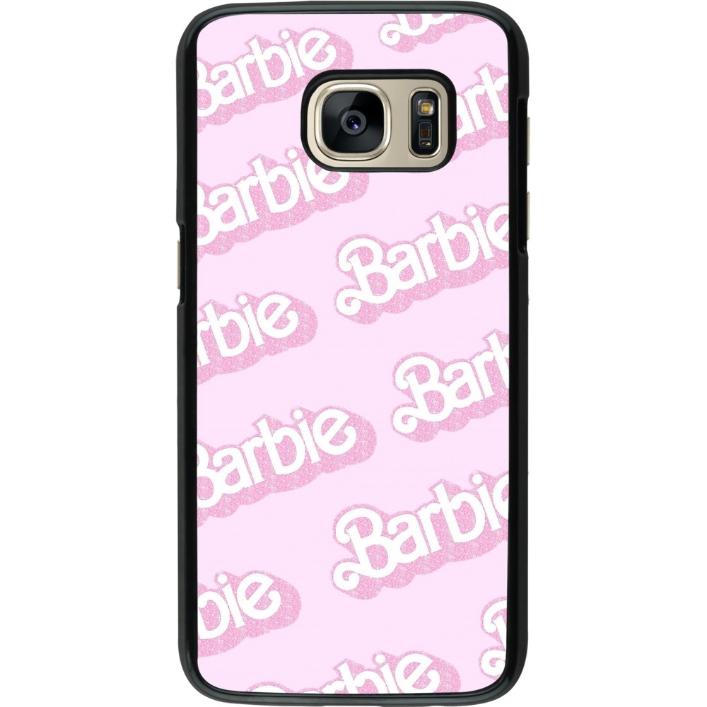 Coque Samsung Galaxy S7 - Barbie light pink pattern