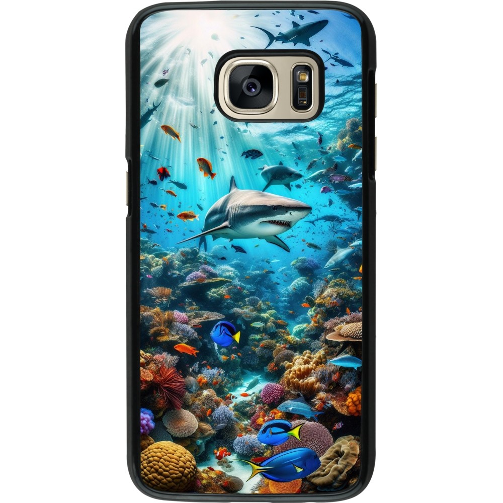 Coque Samsung Galaxy S7 - Bora Bora Mer et Merveilles