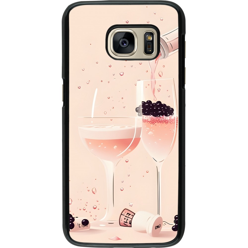 Coque Samsung Galaxy S7 - Champagne Pouring Pink