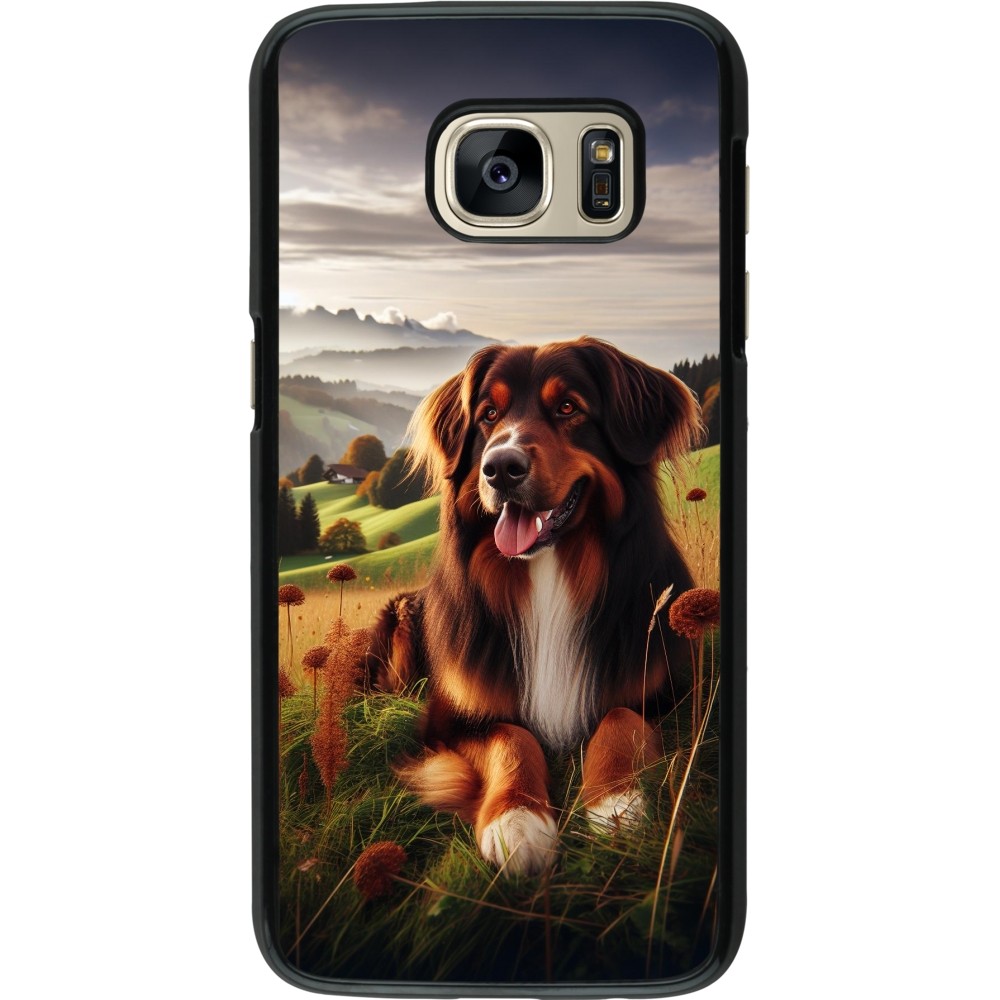 Coque Samsung Galaxy S7 - Chien Campagne Suisse