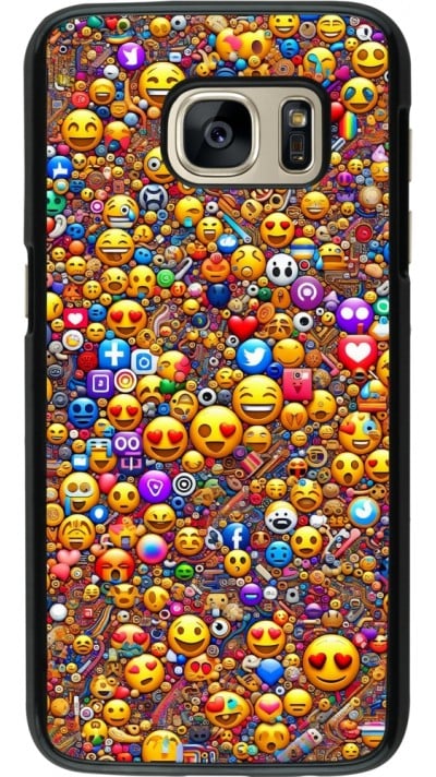 Coque Samsung Galaxy S7 - Emoji mixed