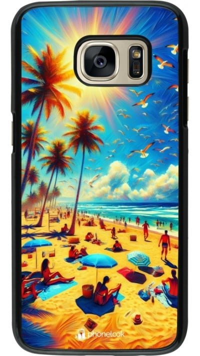 Coque Samsung Galaxy S7 - Été Paradis Paint