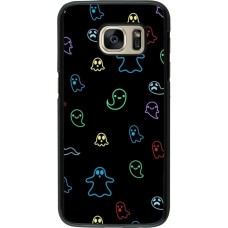 Coque Samsung Galaxy S7 - Halloween 2024 colorful ghosts