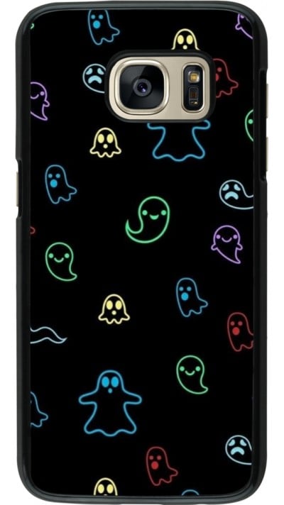 Coque Samsung Galaxy S7 - Halloween 2024 colorful ghosts