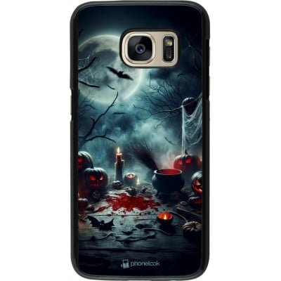 Coque Samsung Galaxy S7 - Halloween 2024 Dark Moon