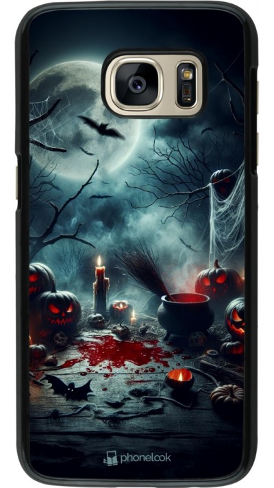 Coque Samsung Galaxy S7 - Halloween 2024 Dark Moon