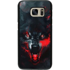 Coque Samsung Galaxy S7 - Halloween 2024 mad werewolf