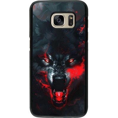 Coque Samsung Galaxy S7 - Halloween 2024 mad werewolf