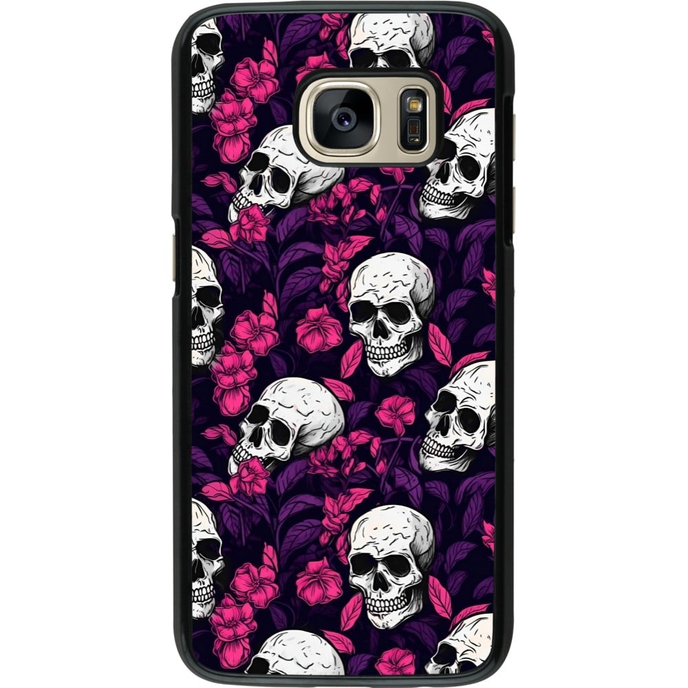 Coque Samsung Galaxy S7 - Halloween 2024 romantic skulls