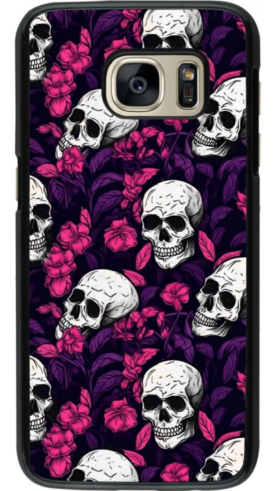 Coque Samsung Galaxy S7 - Halloween 2024 romantic skulls