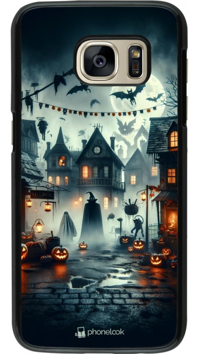 Coque Samsung Galaxy S7 - Halloween Spookville