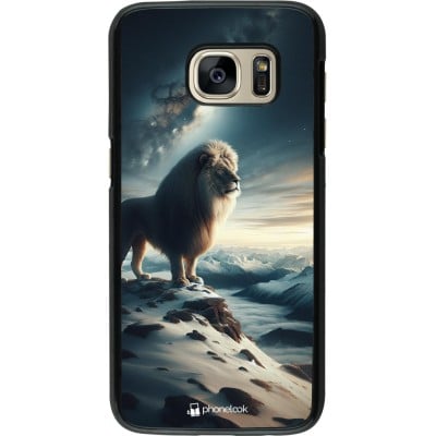 Coque Samsung Galaxy S7 - Le lion blanc