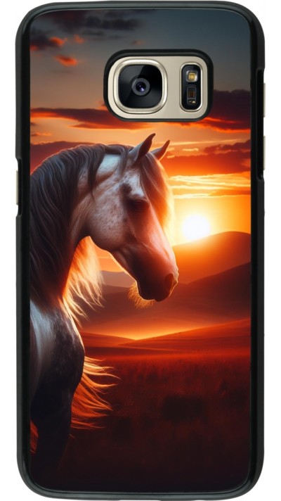 Coque Samsung Galaxy S7 - Majestic Sunset Horse