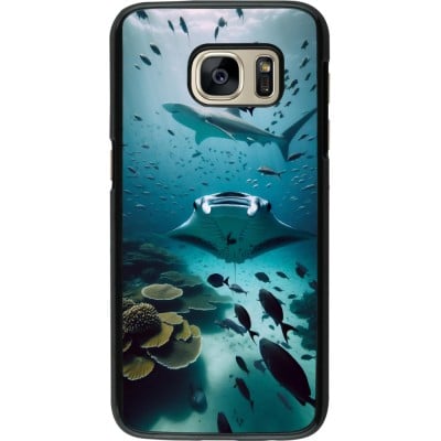 Coque Samsung Galaxy S7 - Manta Lagon Nettoyage