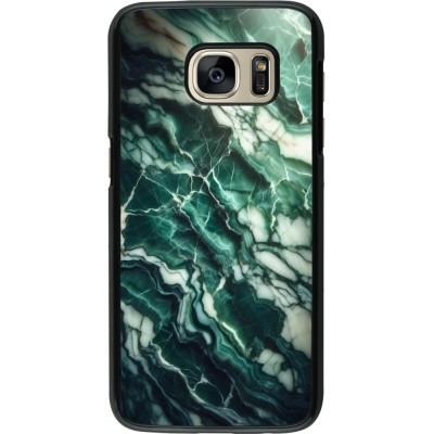 Coque Samsung Galaxy S7 - Marbre vert majestueux