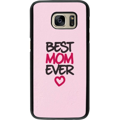 Coque Samsung Galaxy S7 - Mom 2023 best Mom ever pink