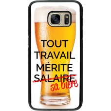 Coque Samsung Galaxy S7 - Tout travail mérite sa bière