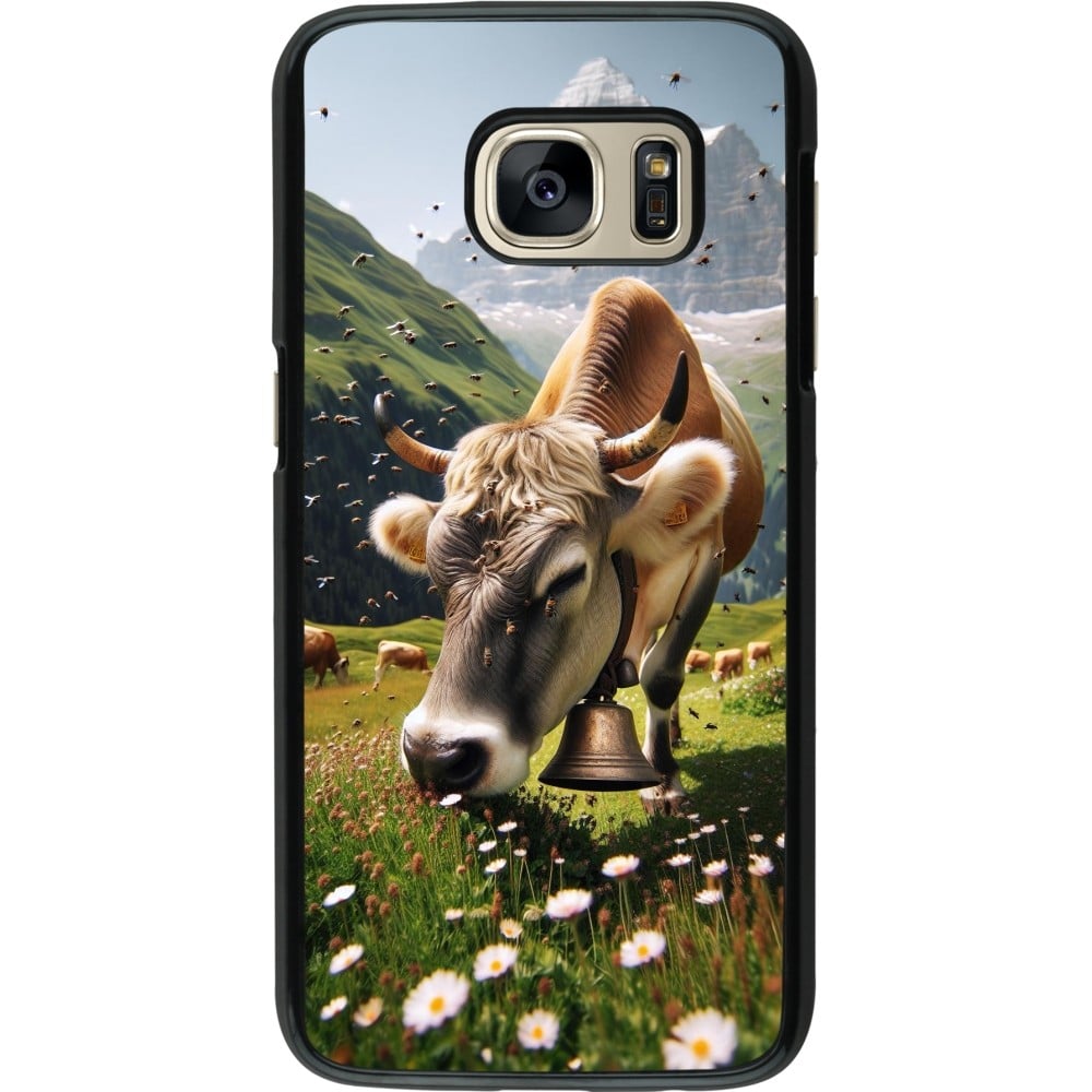 Coque Samsung Galaxy S7 - Vache montagne Valais